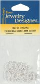 Jewelry Designer Slimpack Ball Chain 24 Inches Silver