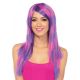 Long Striped Cheshire Cat Wig Costume Accessory One Size