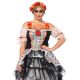 Women s Plus Size Lovely Calavera Costume Multi 1X 2X
