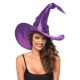 Large Ruched Witch Hat One Size Purple