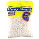 Opaque Pony Beads White 6mm X 9mm