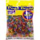 Pony Beads Plastic Transparent Multicolor 9mm Big Value Pack