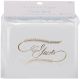 Wedding Guest Book Gold Script 6 X 8 Inches White