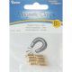 Magnetic Clasp Gold Barrel 3 x 14mm