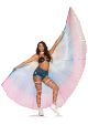 Women s 360 Degree Pleated Halter Isis Wings with Support Sticks Multi One Sizes Fit Most