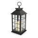 Plastic Lantern Black Led Candle 5.5 X 5.5 X 13.3 Inches Assorted Styles
