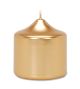 Pillar Candle Metallic Gold 2.8 X 3 Inches