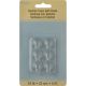 Suction Cups Clear with Silver Hooks 22mm