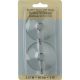 Suction Cups Clear with Silver Hooks 60mm