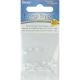 French Earwire Rubber Earring Backs Clear