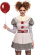 Women s 2 PC Creepy Clown Costume X Large
