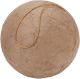 Paper Mache Wrinkled Ball Ornament 3.94 Inches
