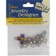 Antique Cross Charms with Rhinestone Silver