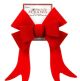 Christmas Decoration Pvc Christmas Bow Red 10 In