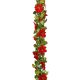 Poinsettia Garland 2 Assorted Styles
