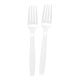 Plastic Forks White