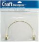 Metal Purse Handle 5.5 inches X 3.75 Inches Half Round Brass