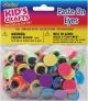 Paste On Wiggle Eyes 15 mm Black On Neon
