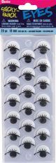 Sticky Back Eyes Black with Lashes 18 mm