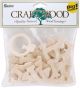 Craftwood Letters Full Alphabet and Extras Casual Day Font 1.75 inches