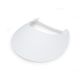 Visor with Vinyl Coil White 8.75 X 3.75 Inches