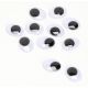 Paste On Eyes Movable Black Oval 15Mm
