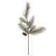 Long Needle Pine Spray Green/White 30 Inches