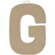 Paper Mache Letter G 8 X 5.5 Inches