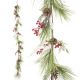 Snowflake And Pine Garland 5 Inches X 6 Feet
