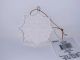 Christmas Decoration Ceramic White Snowflake Size 3.07 inch 1 pc