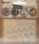 Clear Epoxy Domes 0.5 Inch Round