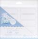 Print Your Own Gift Tags 1 Inch X 3.125 Inches White Rectangle with Pearl Accent