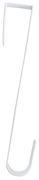 Metal Door Hanger White 12 Inches 3.74