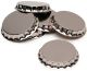 Giant Bottle Caps 2 Inches Chrome