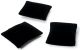 Jewelry Display Pillows 3.25 X 3.25 X 1 Inches Black Velvet
