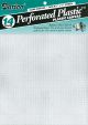 Perforated Mesh Plastic Canvas 8.5 X 11 Inches Clear