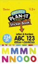 Project Plan It Sticker Book Letters and Numbers