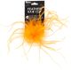 Ostrich Feather Hair Clips Orange