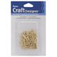 Sequin Pins 0.75 Inch Gold