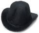Stiffened Felt Top Hat 2 Inches Black