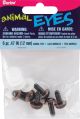 Shank Back Animal Eyes with Plastic Washers 12 mm Brown