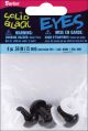 Shank Back Solid Eyes with Plastic Washers 15 mm Black