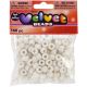 Flocked Pony Beads White 6mm X 9mm?