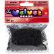 Flocked Pony Beads Black 6mm X 9mm?