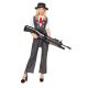 Karnival Costumes 1920s Gangster Girl Mob Boss Women s Costume Large 14 16