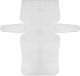 Plastic Canvas Shape Clutchbag 13 X 14 Inches Clear