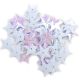 Star Sequins White Iridescent 18mm