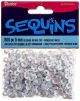 Cupped Sequins White Iridescent 5mm
