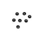 Cupped Sequins Black 5mm