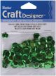 Cupped Sequins Kelly Green 8mm